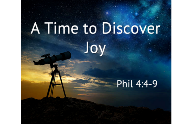 A Time to Discover Joy